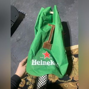 Vintage Heineken draw bag